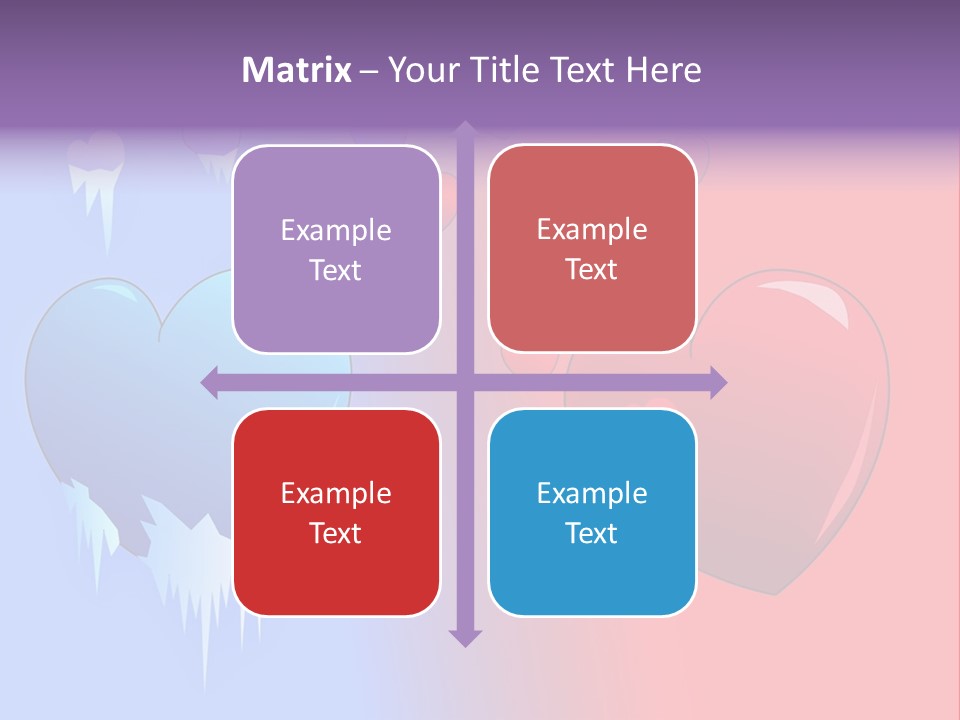 Red Hope Oneway PowerPoint Template