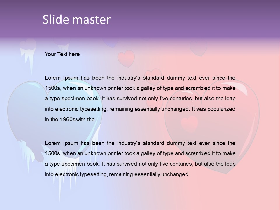 Red Hope Oneway PowerPoint Template