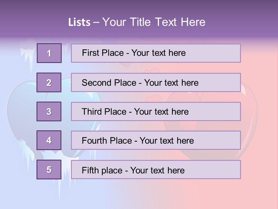 Red Hope Oneway PowerPoint Template