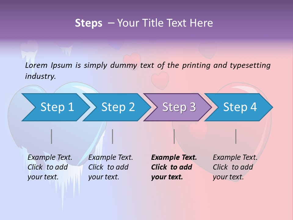 Red Hope Oneway PowerPoint Template