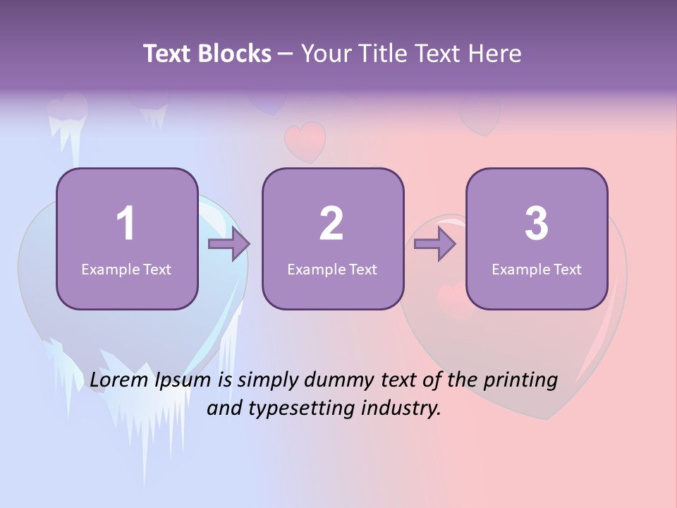 Red Hope Oneway PowerPoint Template