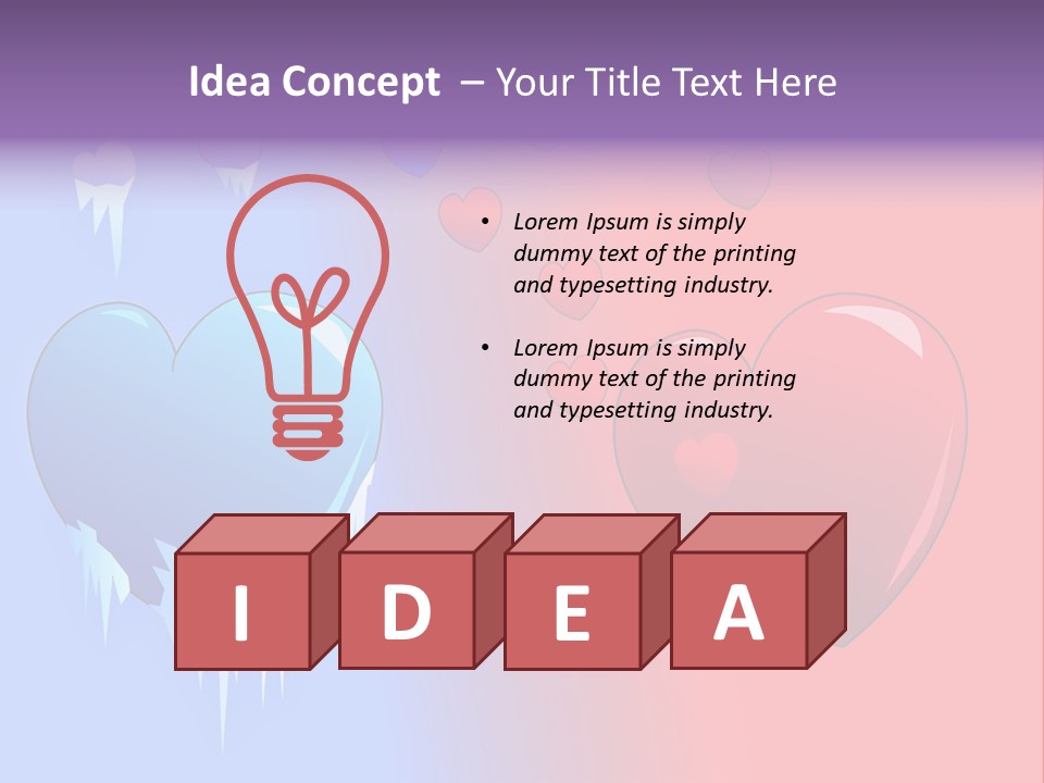 Red Hope Oneway PowerPoint Template