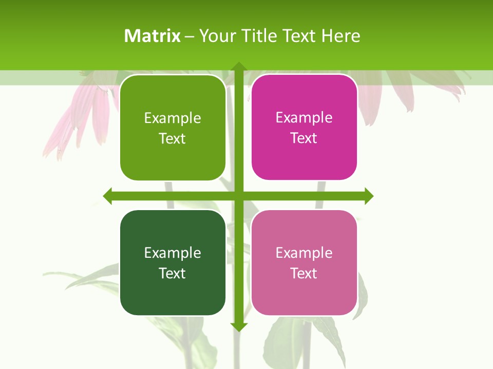 Homeopathic Garden Medicinal PowerPoint Template