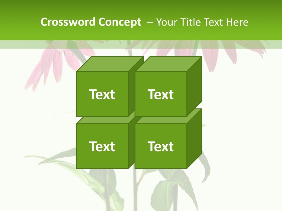Homeopathic Garden Medicinal PowerPoint Template
