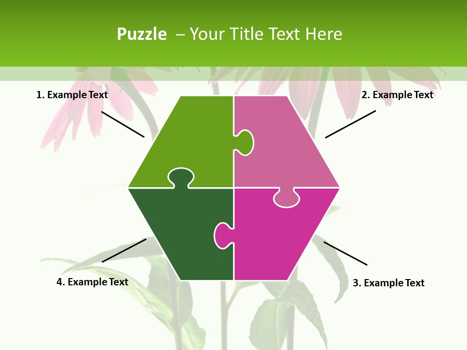 Homeopathic Garden Medicinal PowerPoint Template