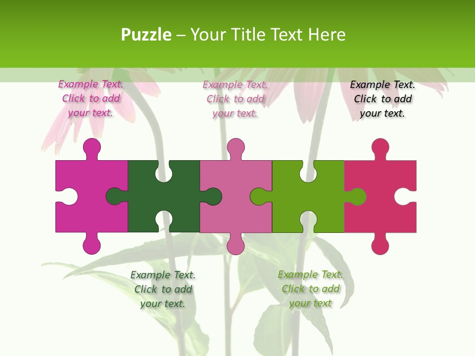 Homeopathic Garden Medicinal PowerPoint Template