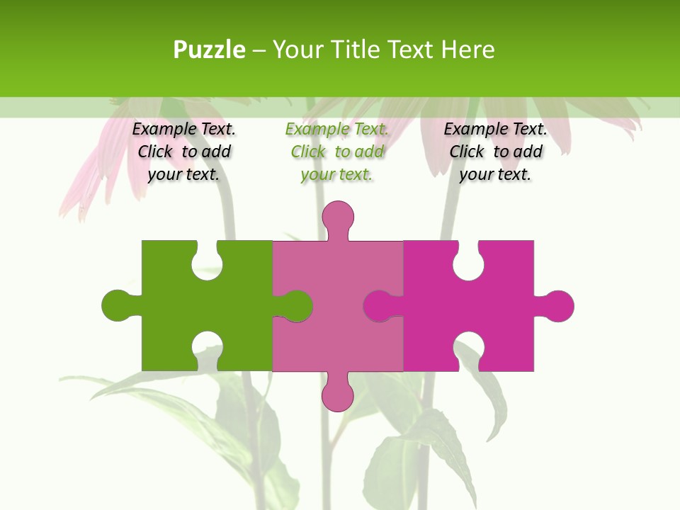 Homeopathic Garden Medicinal PowerPoint Template