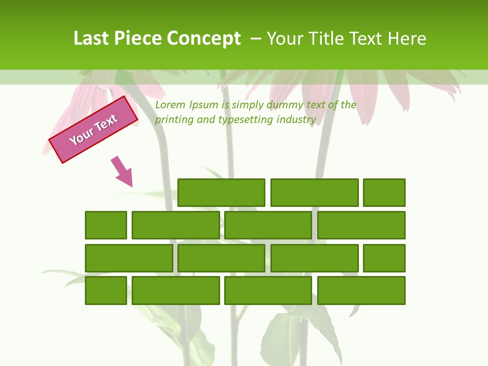 Homeopathic Garden Medicinal PowerPoint Template