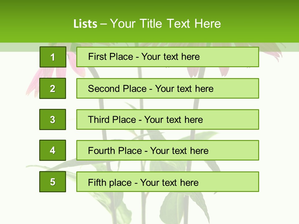 Homeopathic Garden Medicinal PowerPoint Template