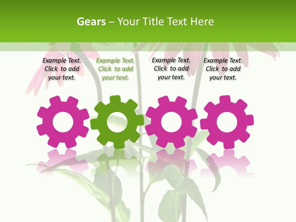 Homeopathic Garden Medicinal PowerPoint Template