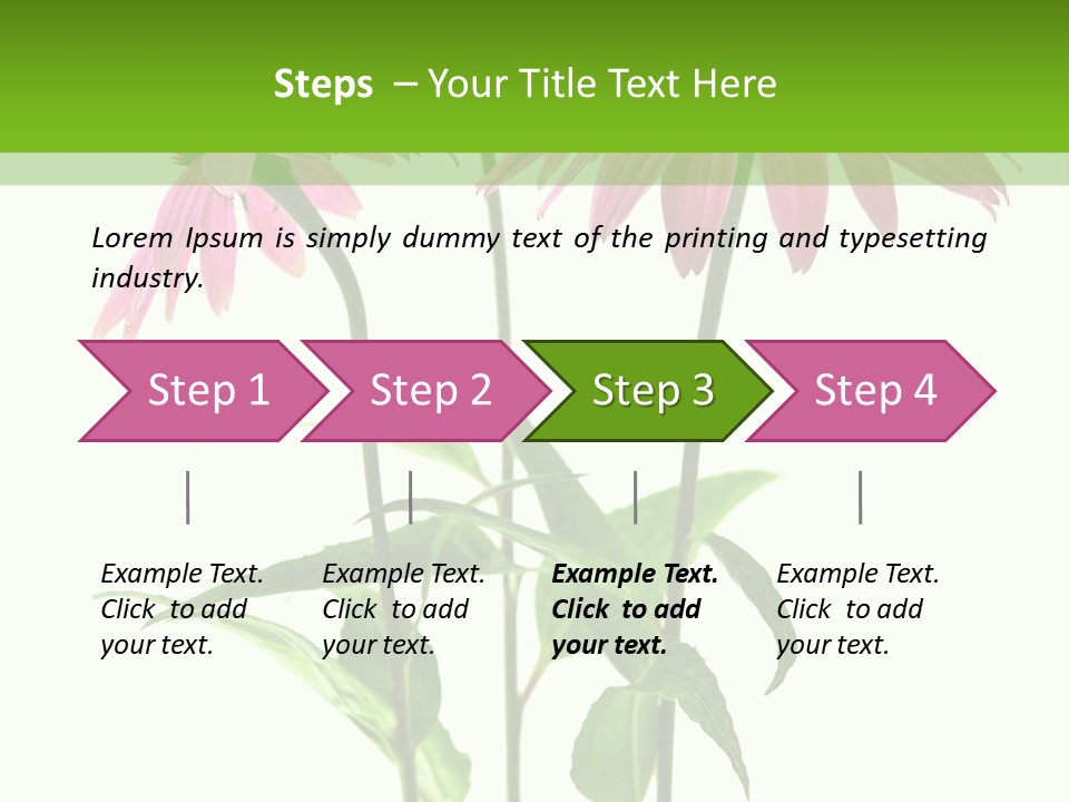 Homeopathic Garden Medicinal PowerPoint Template