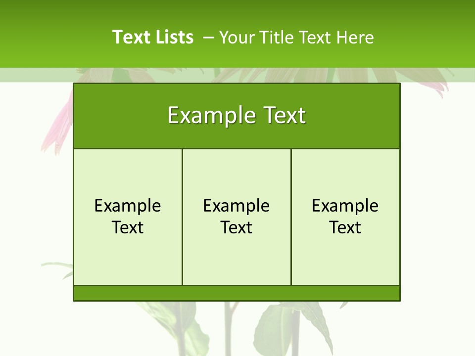 Homeopathic Garden Medicinal PowerPoint Template