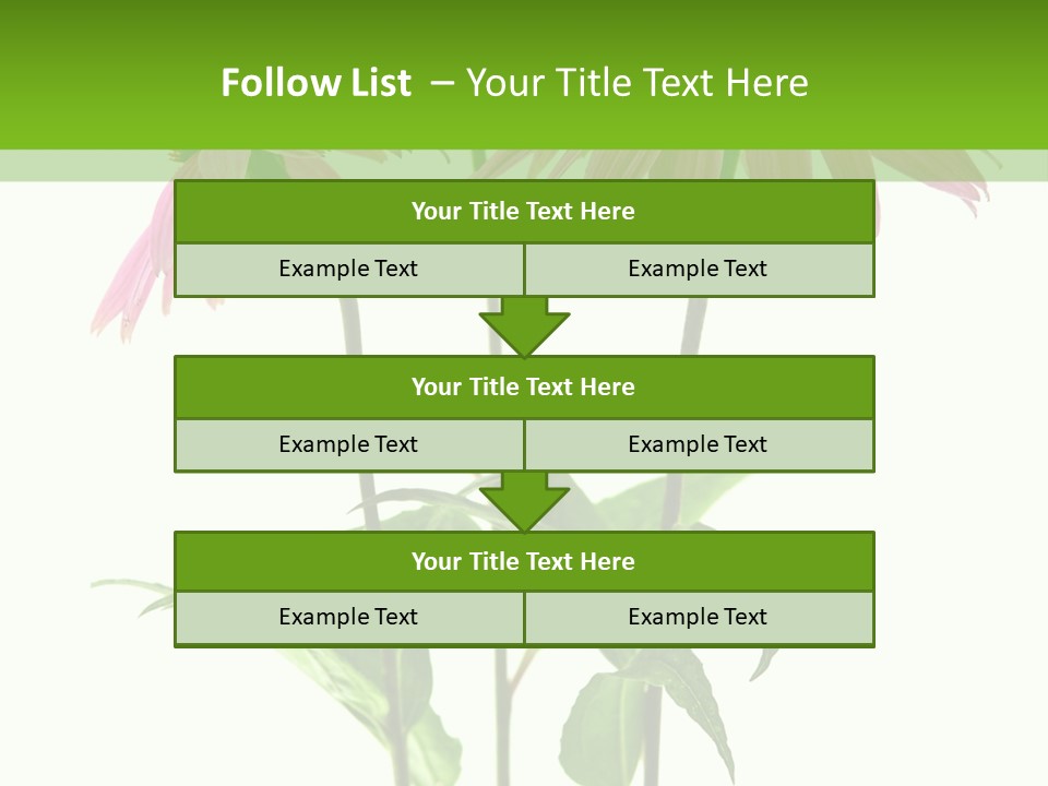 Homeopathic Garden Medicinal PowerPoint Template