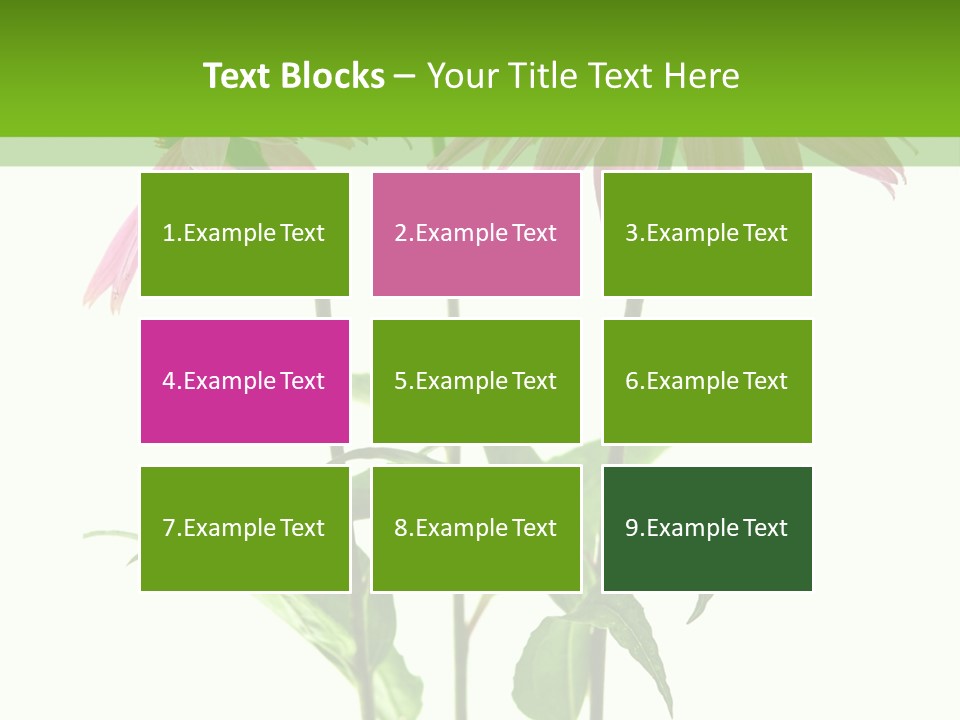 Homeopathic Garden Medicinal PowerPoint Template