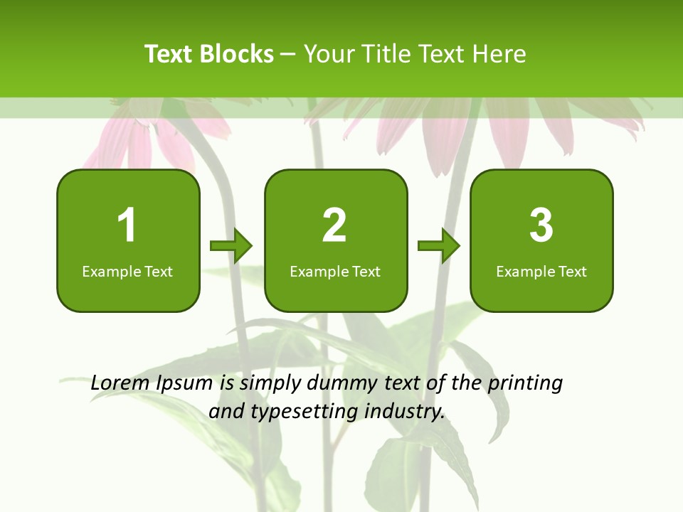 Homeopathic Garden Medicinal PowerPoint Template