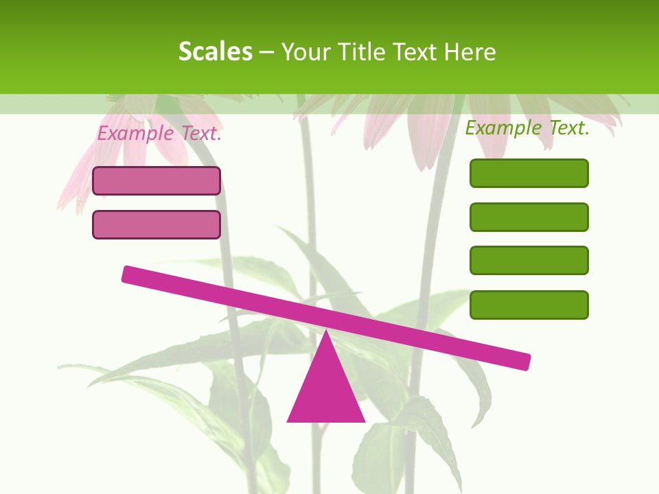 Homeopathic Garden Medicinal PowerPoint Template