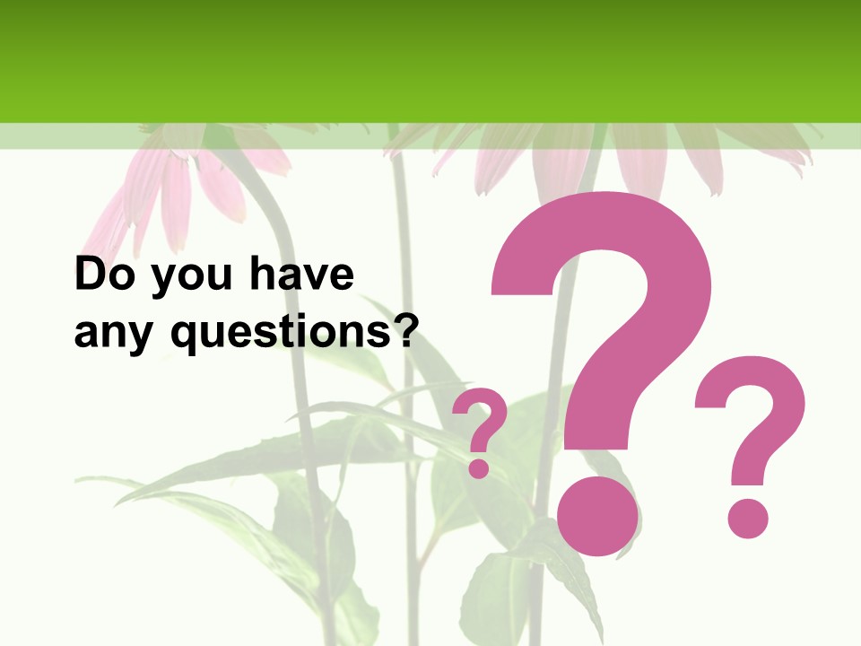 Homeopathic Garden Medicinal PowerPoint Template