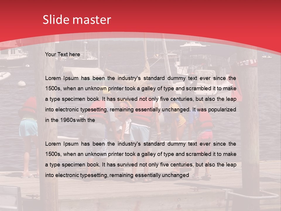 Summer Sharing Cooperating PowerPoint Template