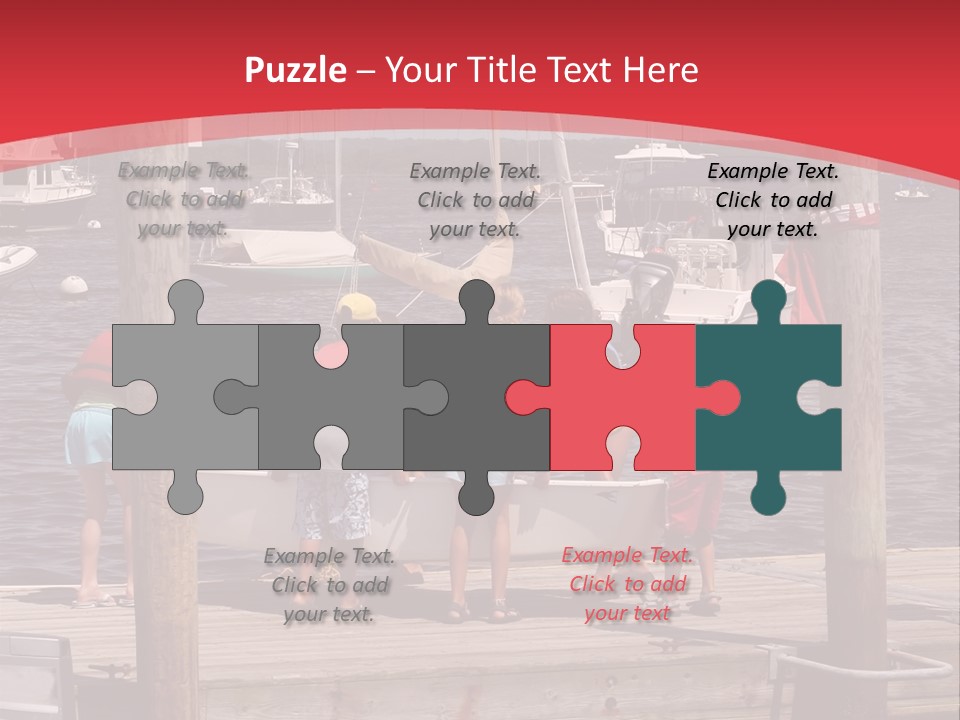 Summer Sharing Cooperating PowerPoint Template