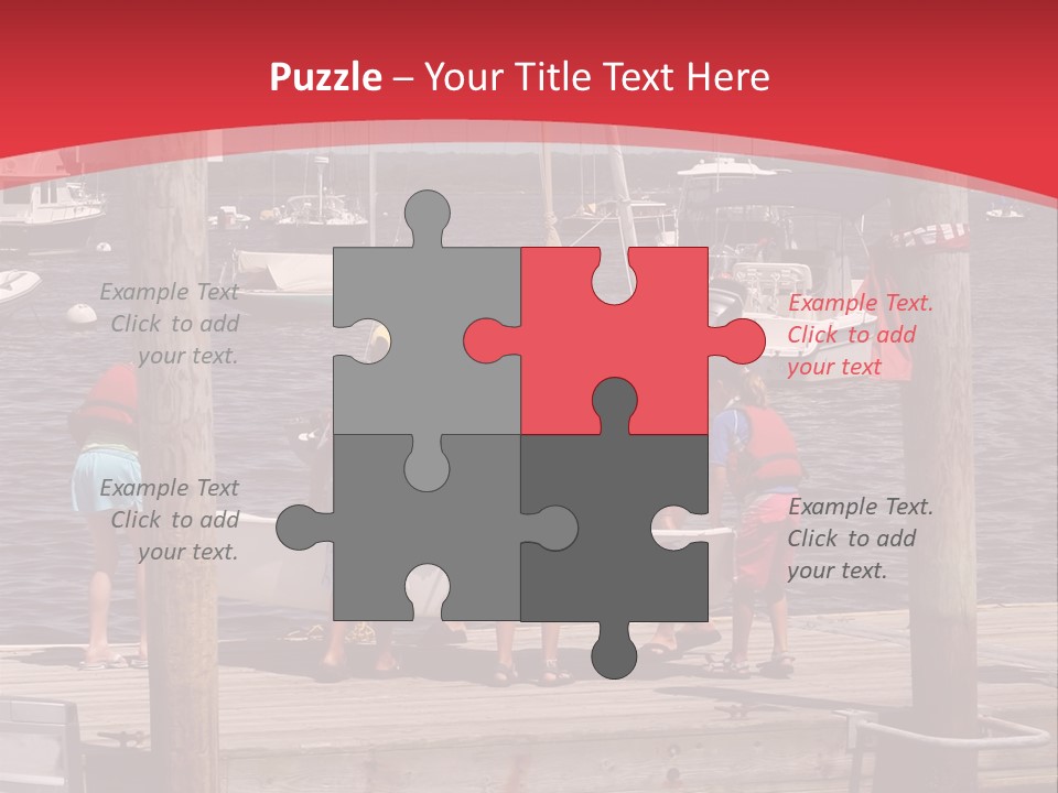 Summer Sharing Cooperating PowerPoint Template