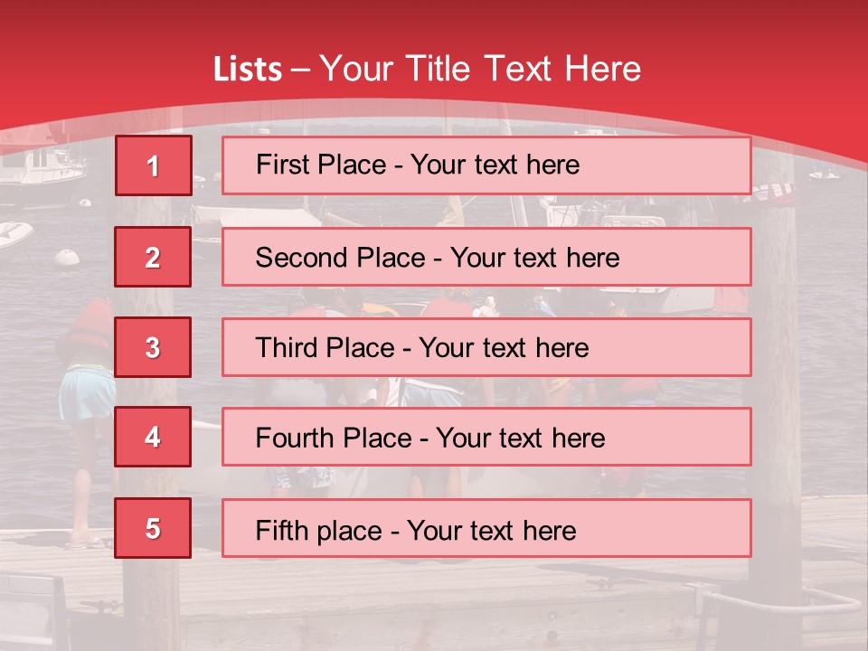 Summer Sharing Cooperating PowerPoint Template