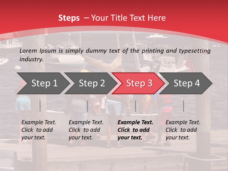 Summer Sharing Cooperating PowerPoint Template