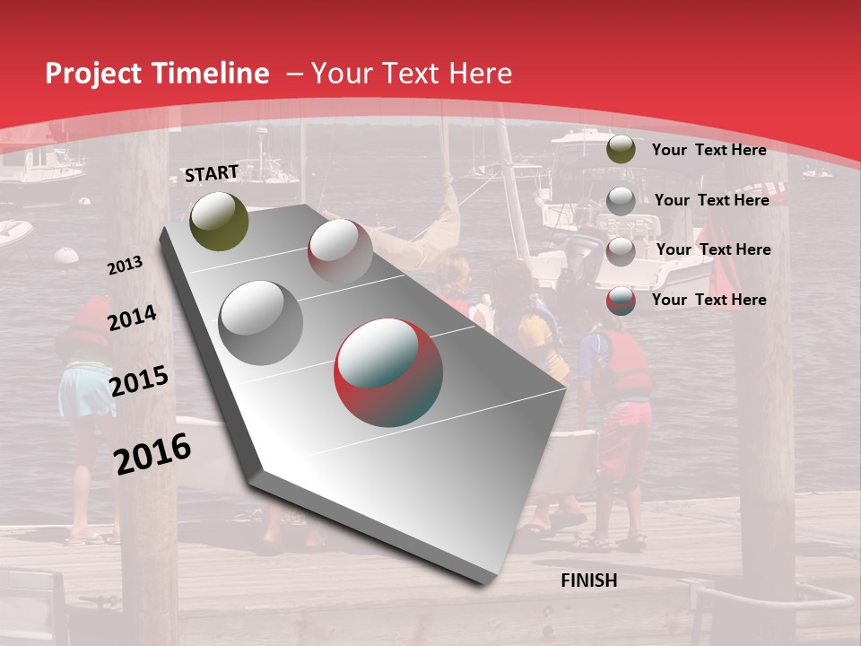 Summer Sharing Cooperating PowerPoint Template