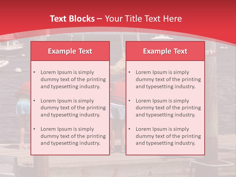 Summer Sharing Cooperating PowerPoint Template