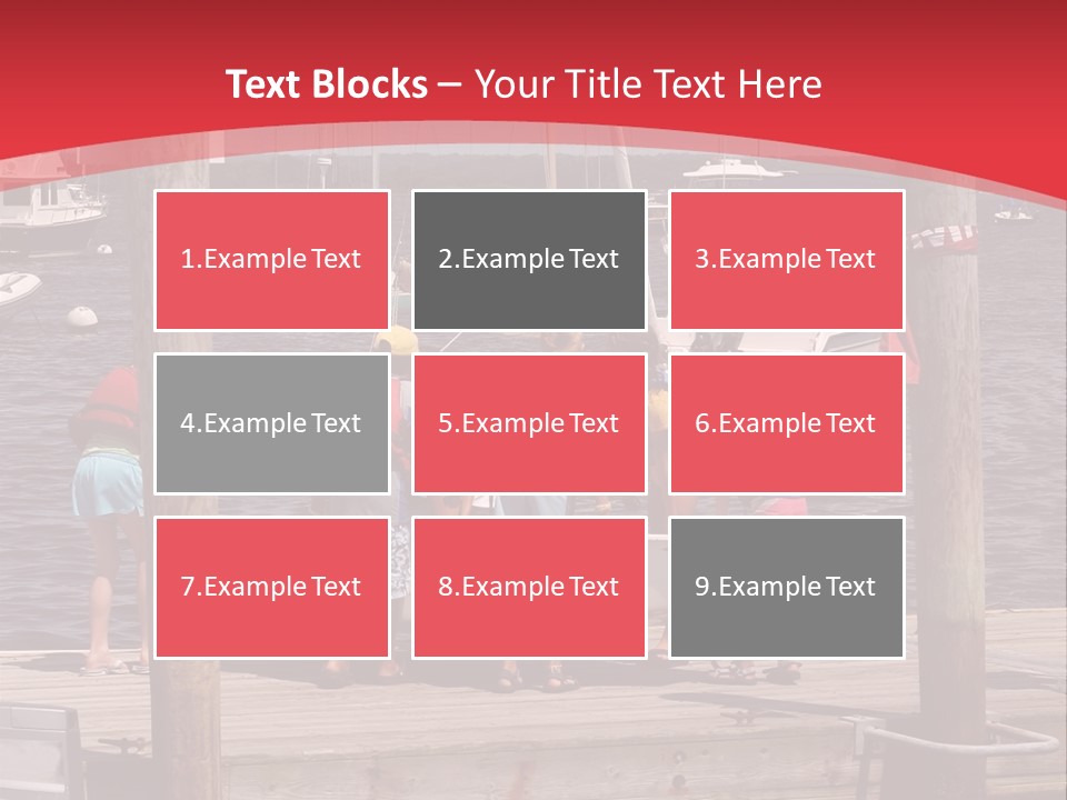 Summer Sharing Cooperating PowerPoint Template