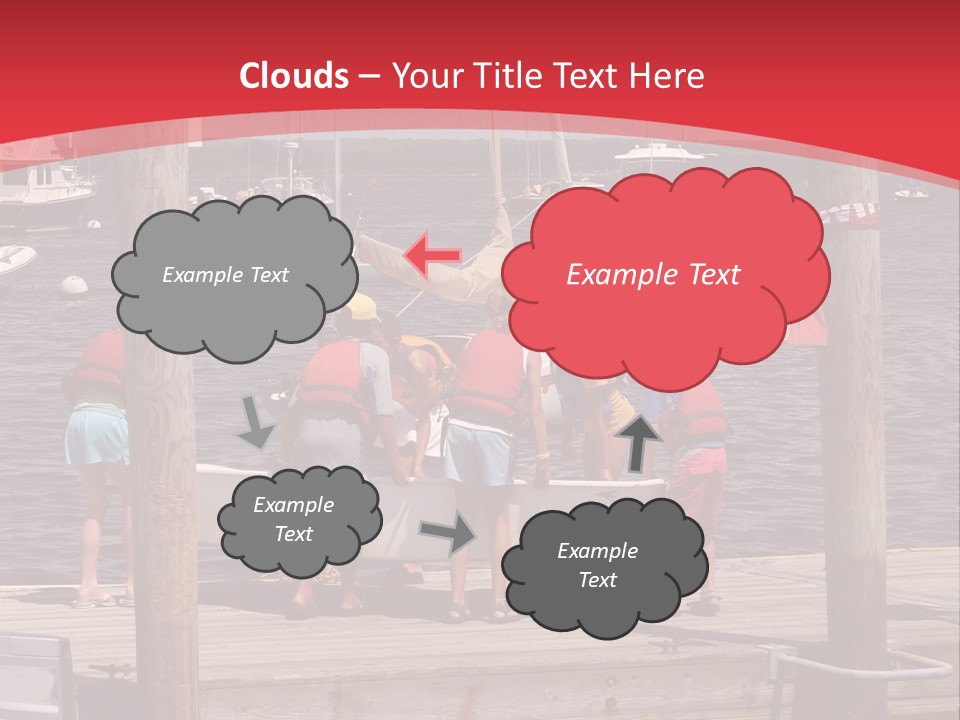 Summer Sharing Cooperating PowerPoint Template
