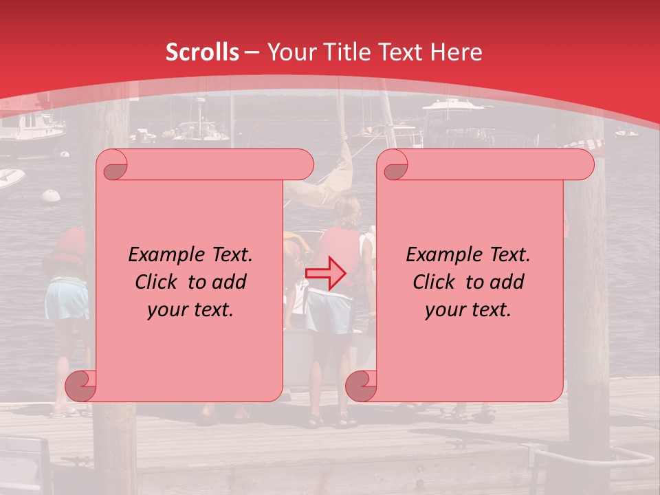 Summer Sharing Cooperating PowerPoint Template