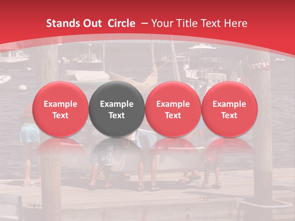 Summer Sharing Cooperating PowerPoint Template