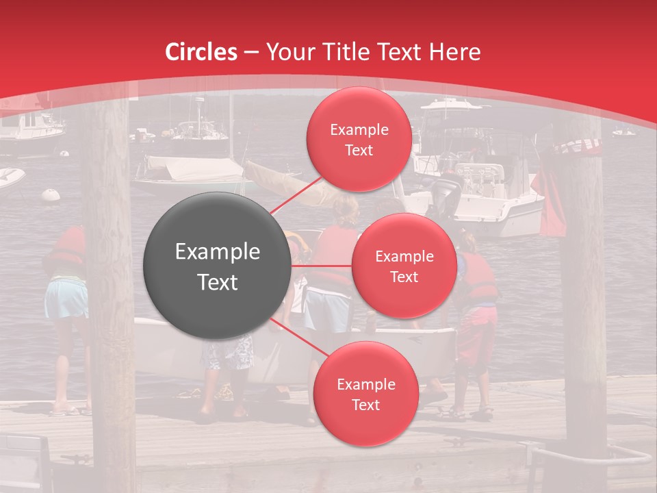 Summer Sharing Cooperating PowerPoint Template