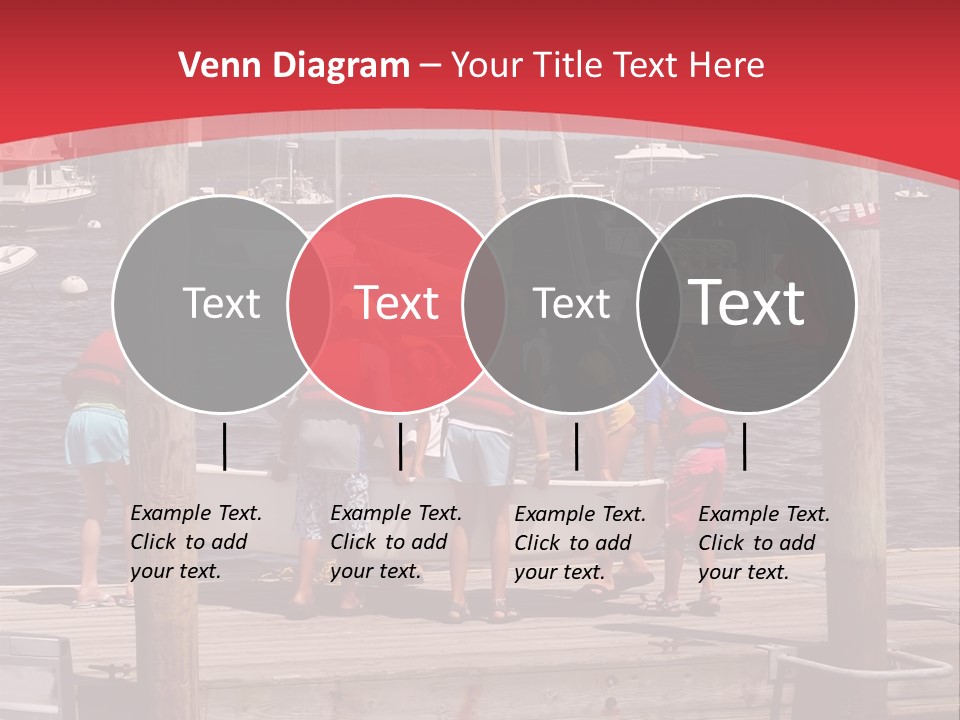 Summer Sharing Cooperating PowerPoint Template