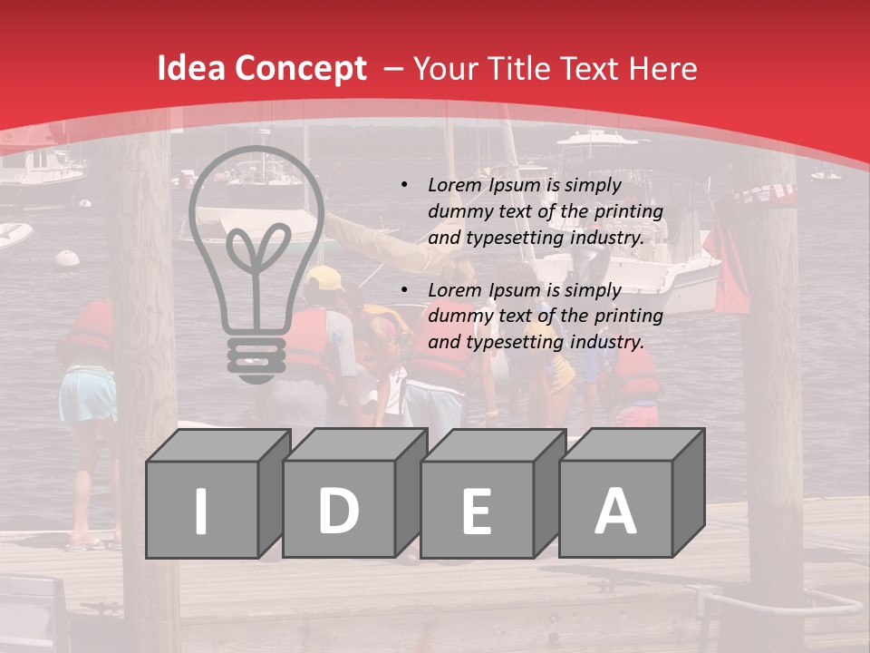 Summer Sharing Cooperating PowerPoint Template