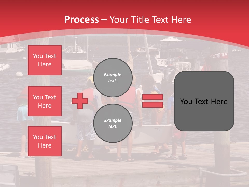 Summer Sharing Cooperating PowerPoint Template