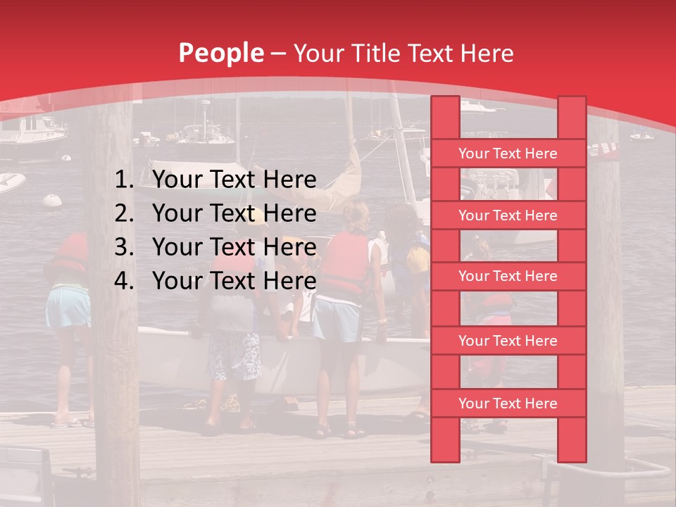 Summer Sharing Cooperating PowerPoint Template