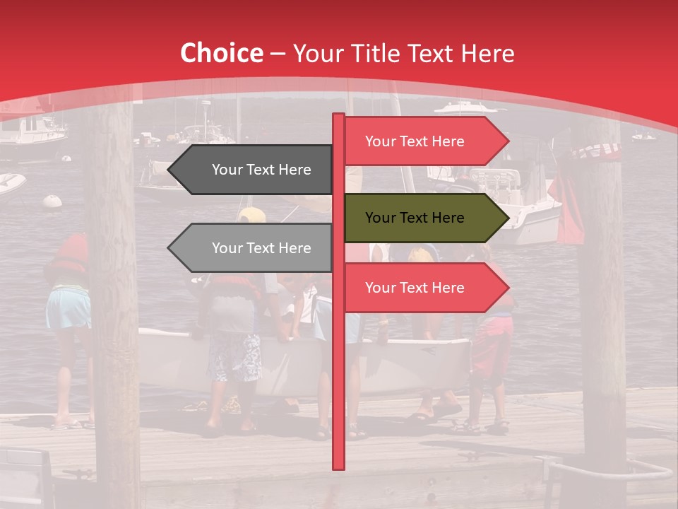 Summer Sharing Cooperating PowerPoint Template