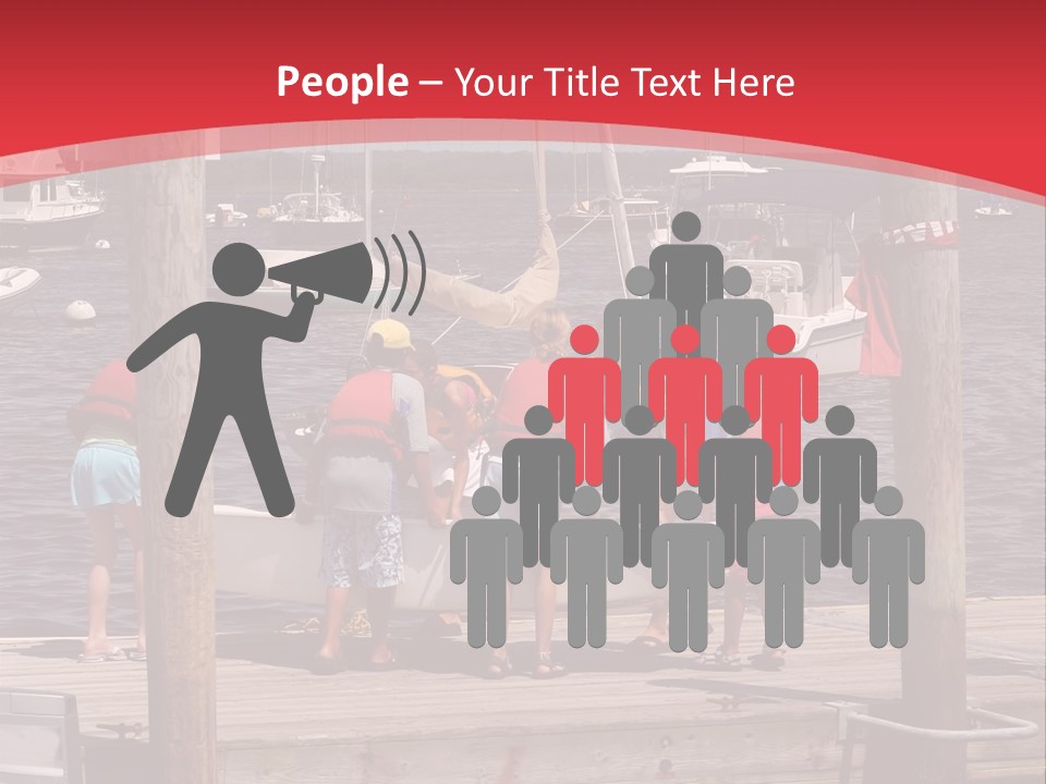 Summer Sharing Cooperating PowerPoint Template