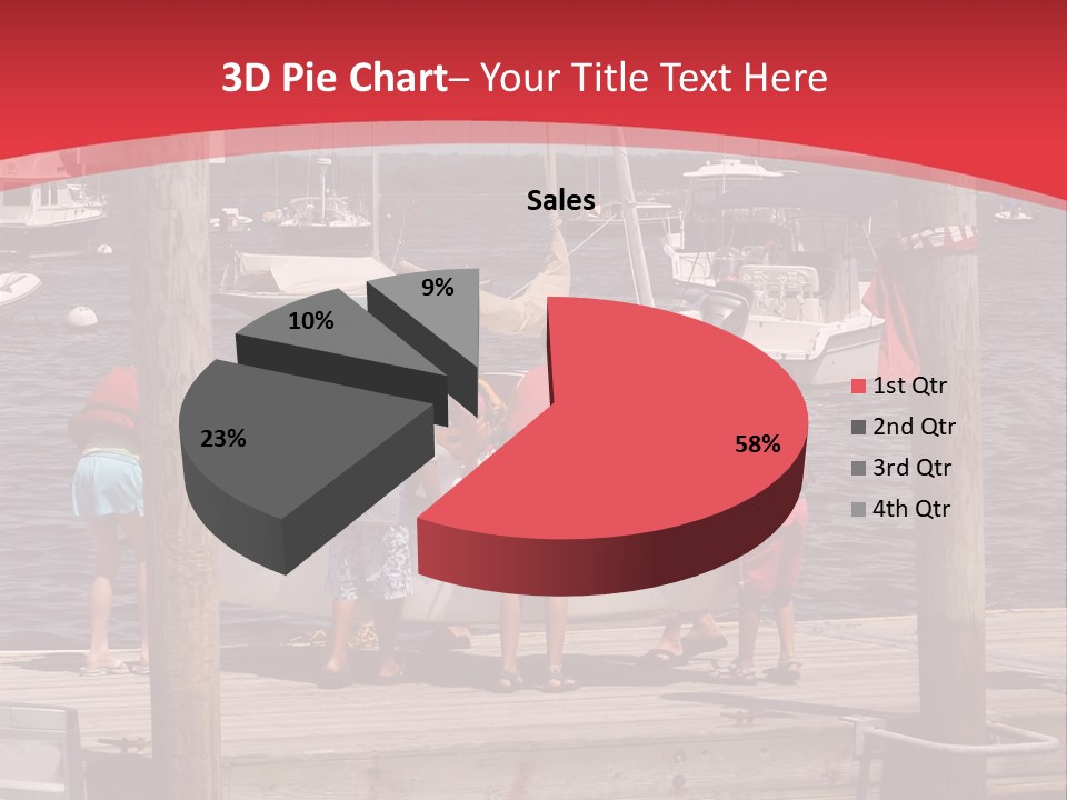 Summer Sharing Cooperating PowerPoint Template
