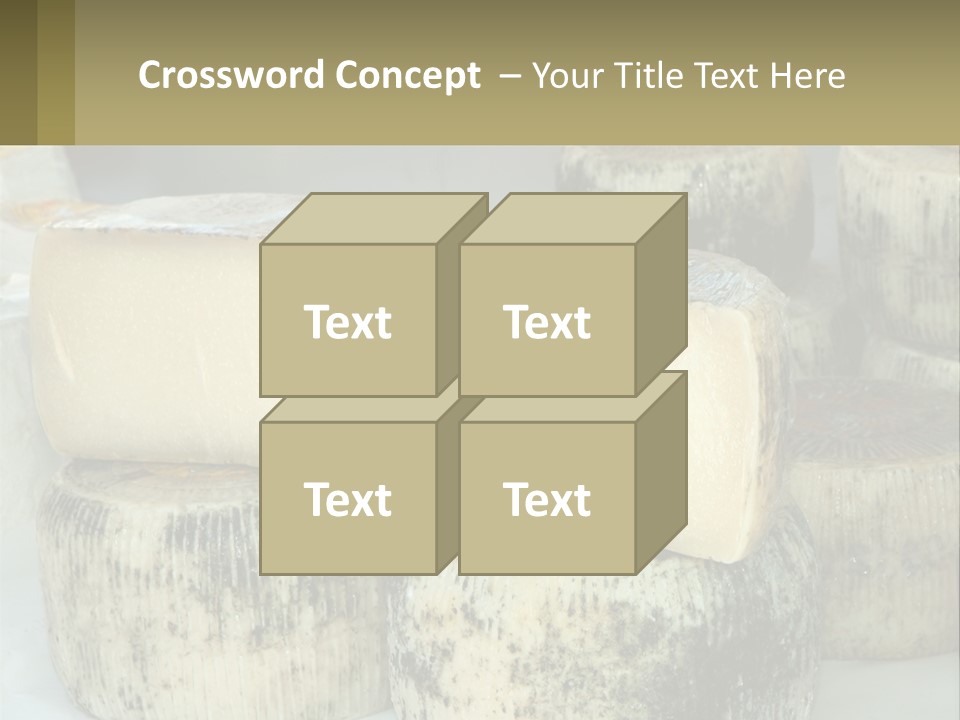 Authentic Cheese Ingredient PowerPoint Template