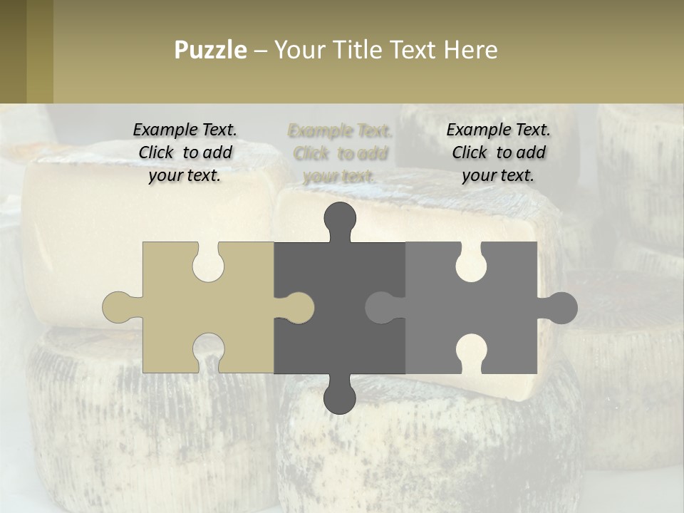 Authentic Cheese Ingredient PowerPoint Template