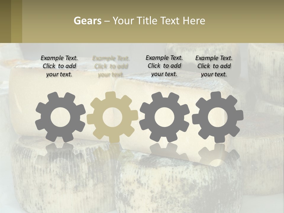 Authentic Cheese Ingredient PowerPoint Template