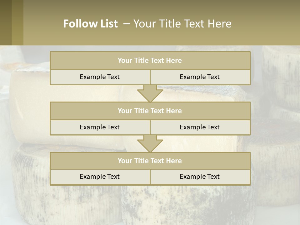 Authentic Cheese Ingredient PowerPoint Template