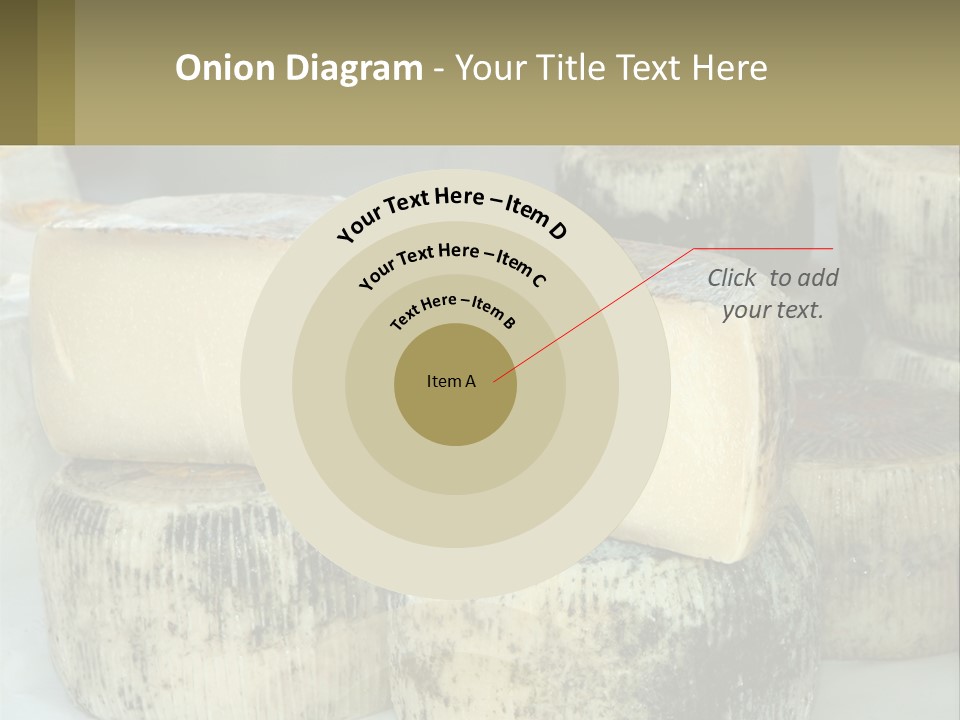 Authentic Cheese Ingredient PowerPoint Template
