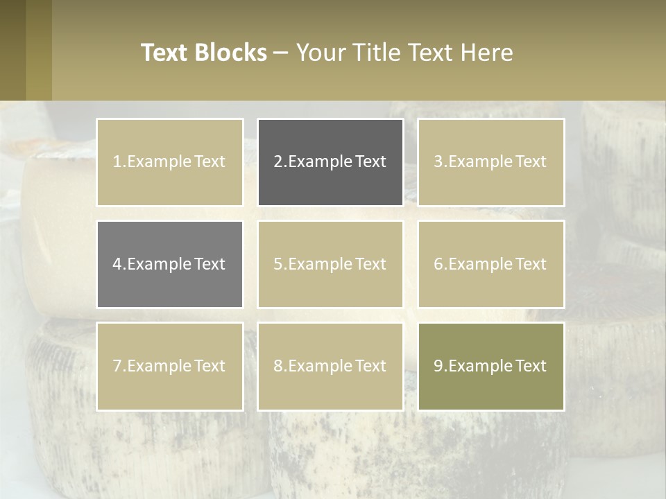 Authentic Cheese Ingredient PowerPoint Template