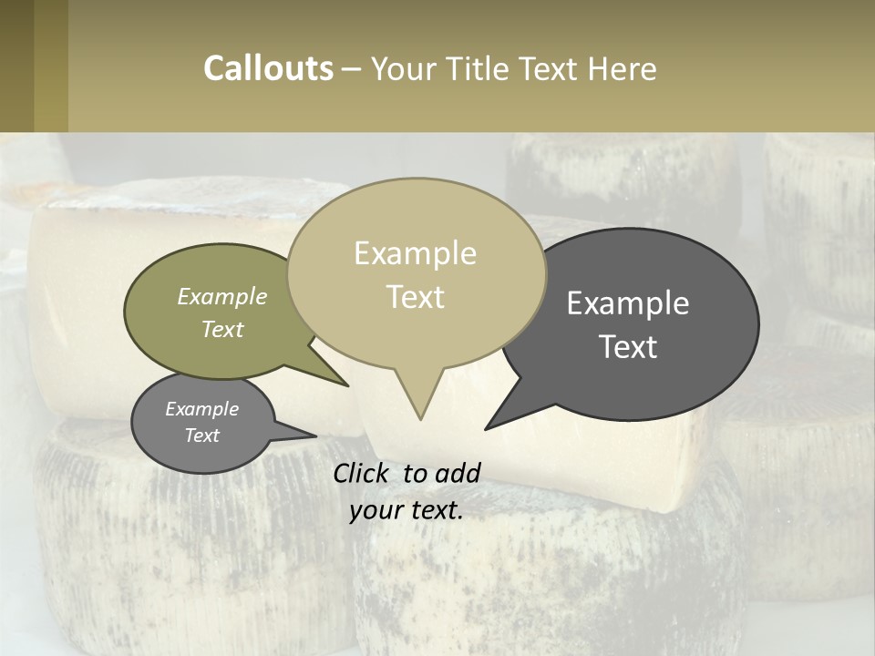 Authentic Cheese Ingredient PowerPoint Template