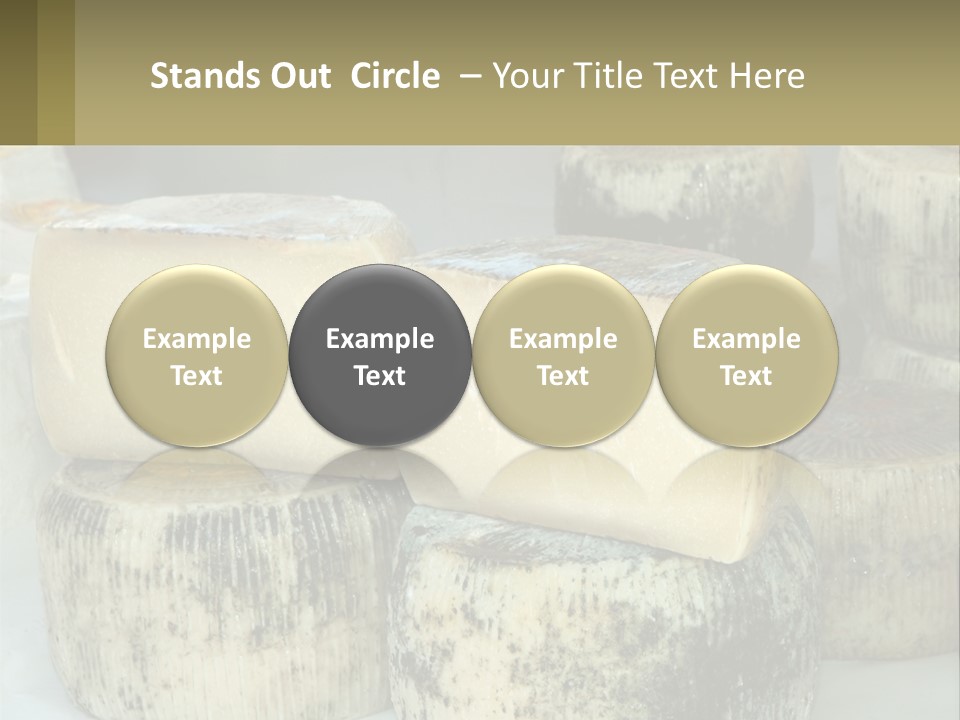 Authentic Cheese Ingredient PowerPoint Template