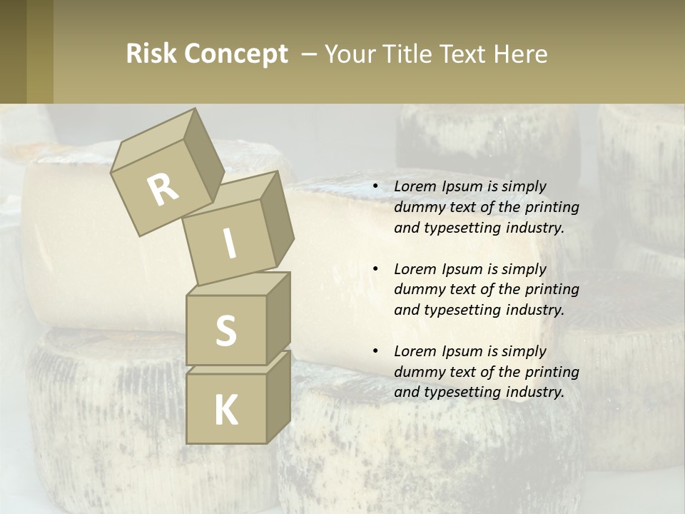 Authentic Cheese Ingredient PowerPoint Template