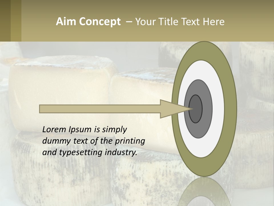 Authentic Cheese Ingredient PowerPoint Template